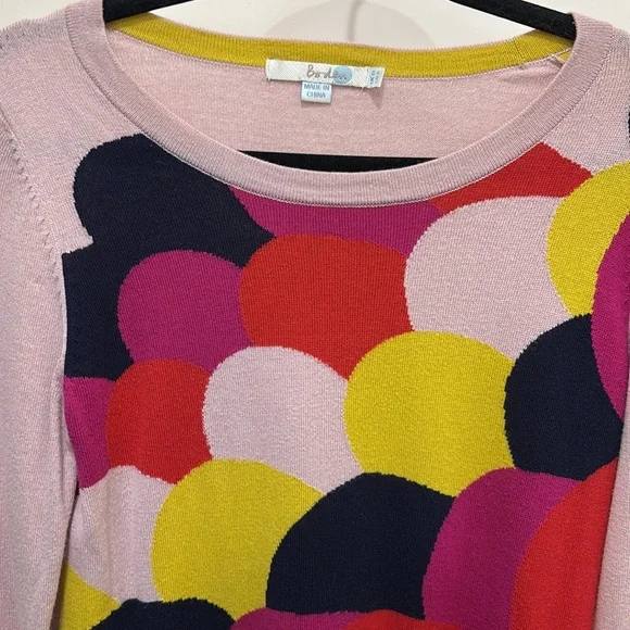 Boden Colorful Sweater Size 6 - Picture 3 of 4